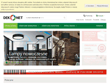 Tablet Screenshot of lampy-esklep.pl